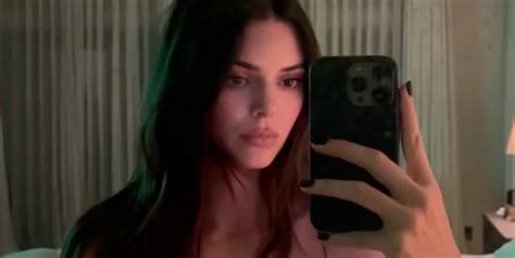 kendall jenner leaked|Kendall Jenner Shares Steamy Topless Video and Poses in Lingerie